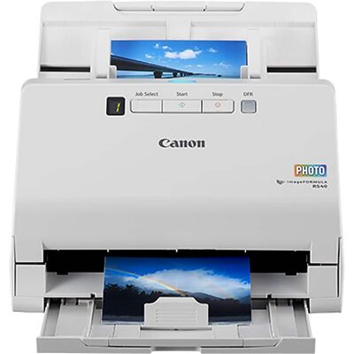 Canon - imageFORMULA RS40 Photo and Document Scanner - White Canon - imageFORMULA RS40 Photo and Document Scanner - White