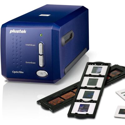 Plustek - OpticFilm 8100-35mm Negative Film/Slide Scanner with 7200 DPI and 48-bit Output. Bundle Silverfast SE Plus 9 Plustek - OpticFilm 8100-35mm Negative Film/Slide Scanner with 7200 DPI and 48-bit Output. Bundle Silverfast SE Plus 9