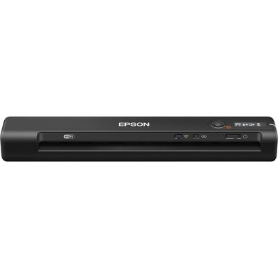 Epson - WorkForce ES-60W Wireless Mobile Color Sheetfed Document Scanner - Black Epson - WorkForce ES-60W Wireless Mobile Color Sheetfed Document Scanner - Black