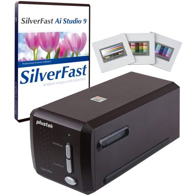 Plustek - OpticFilm 8300i Ai 35mm Film Scanner - SilverFast Ai Studio 9 + Advanced IT8 Calibration Target (3 Slide) Plustek - OpticFilm 8300i Ai 35mm Film Scanner - SilverFast Ai Studio 9 + Advanced IT8 Calibration Target (3 Slide)