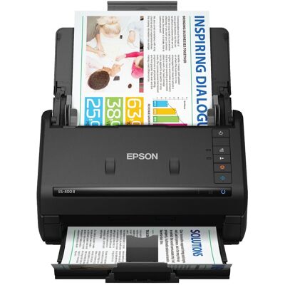 Epson - WorkForce ES-400 II Duplex Desktop Document Scanner - Black Epson - WorkForce ES-400 II Duplex Desktop Document Scanner - Black