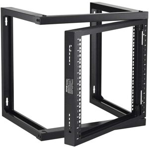 VEVOR - 9U Wall Mount Rack, 150 lbs/68.04 kg Max Load Capacity, Open Frame Server Network Rack with Cage Nuts Screws - Black VEVOR - 9U Wall Mount Rack, 150 lbs/68.04 kg Max Load Capacity, Open Frame Server Network Rack with Cage Nuts Screws - Black