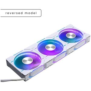 Phanteks - D30-120 DRGB PWM Fan 3Pack, Reverse Airflow, ARGB/DRGB, Daisy-chain - White Phanteks - D30-120 DRGB PWM Fan 3Pack, Reverse Airflow, ARGB/DRGB, Daisy-chain - White