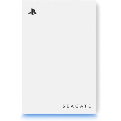 Seagate - Game Drive for PlayStation Consoles 2TB External USB 3.2 Gen 1 Portable Hard Drive with Blue LED Lighting - White Seagate - Game Drive for PlayStation Consoles 2TB External USB 3.2 Gen 1 Portable Hard Drive with Blue LED Lighting - White