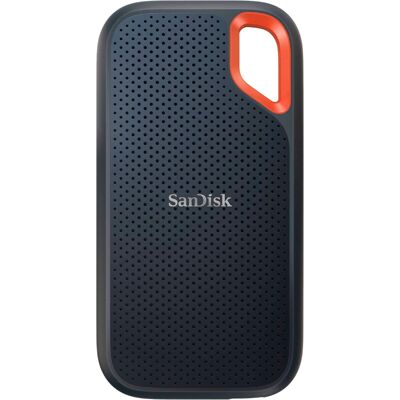 SanDisk - Extreme Portable 2TB External USB-C NVMe SSD - Black SanDisk - Extreme Portable 2TB External USB-C NVMe SSD - Black