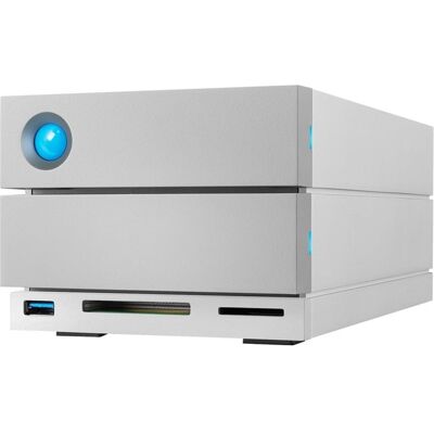 Seagate - LaCie 2big Dock DAS Storage System - 20 TB Installed HDD Capacity - 2 x Total Bays - 2 x 3.5" Bay - Black Seagate - LaCie 2big Dock DAS Storage System - 20 TB Installed HDD Capacity - 2 x Total Bays - 2 x 3.5" Bay - Black