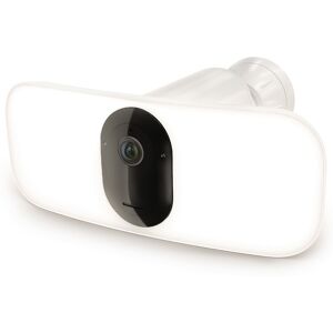 Arlo - Pro 3 Wireless Floodlight Security Camera 2K HDR - 2000-3000 Lumens, Rechargeable Battery, 1-Cam - White Arlo - Pro 3 Wireless Floodlight Security Camera 2K HDR - 2000-3000 Lumens, Rechargeable Battery, 1-Cam - White