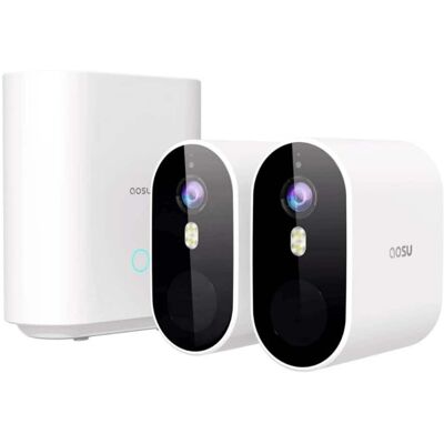 AOSU - Security WirelessCam System Pro 2 Cam Kit with 2K Resolution - White AOSU - Security WirelessCam System Pro 2 Cam Kit with 2K Resolution - White
