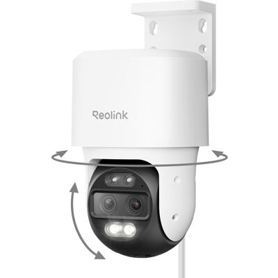 Reolink - TrackMix P760 Wired PoE 4K 8MP Home Security Camera Outdoor with Dual-View, Auto-Tracking Pan Tilt Zoom - White Reolink - TrackMix P760 Wired PoE 4K 8MP Home Security Camera Outdoor with Dual-View, Auto-Tracking Pan Tilt Zoom - White