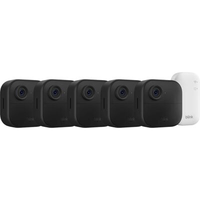 Blink - Outdoor 4 – Wireless smart security camera, two-year battery life, 1080p HD. Sync Module Core included – 5 Cameras - Black Blink - Outdoor 4 – Wireless smart security camera, two-year battery life, 1080p HD. Sync Module Core included – 5 Cameras - Black