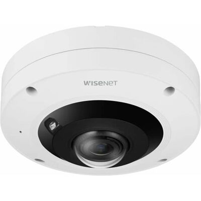 Samsung - Wisenet XNF-9013RV 12 Megapixel Outdoor Network Camera - Color - Fisheye - 42 ft Infrared Night Vision - H.264 - White Samsung - Wisenet XNF-9013RV 12 Megapixel Outdoor Network Camera - Color - Fisheye - 42 ft Infrared Night Vision - H.264 - White