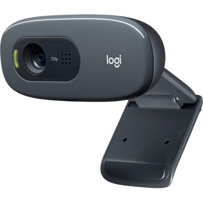 Logitech - C270 720 Webcam with Noise-Reducing Mics - Black Logitech - C270 720 Webcam with Noise-Reducing Mics - Black