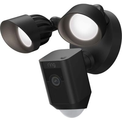 Ring - Floodlight Cam Plus Outdoor Wired 1080p Surveillance Camera - Black Ring - Floodlight Cam Plus Outdoor Wired 1080p Surveillance Camera - Black