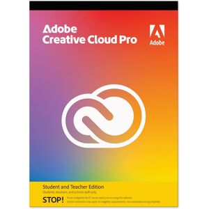 Adobe - Creative Cloud Pro Student and Teacher Edition (1-Year Subscription) - Mac OS, Windows Adobe - Creative Cloud Pro Student and Teacher Edition (1-Year Subscription) - Mac OS, Windows