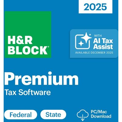 H&R Block - Tax Software Premium 2025 - Windows, Mac OS H&R Block - Tax Software Premium 2025 - Windows, Mac OS