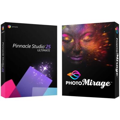 Corel - Pinnacle Studio 25 Ultimate and PhotoMirage Bundle (Windows) - Windows Corel - Pinnacle Studio 25 Ultimate and PhotoMirage Bundle (Windows) - Windows