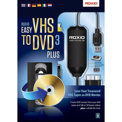 Roxio - Easy VHS to DVD 3 Plus - Windows Roxio - Easy VHS to DVD 3 Plus - Windows