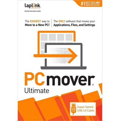 Laplink - PCmover Ultimate with USB 3.0 (1 Use) - Windows Laplink - PCmover Ultimate with USB 3.0 (1 Use) - Windows