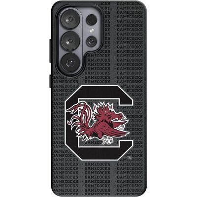 Keyscaper - NCAA - South Carolina Gamecocks Text Backdrop Galaxy Magnetic Bump Case - S24 - Black Keyscaper - NCAA - South Carolina Gamecocks Text Backdrop Galaxy Magnetic Bump Case - S24 - Black