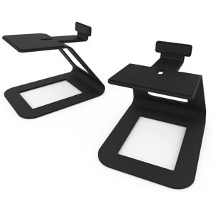 Kanto - SE6 Elevated Desktop Speaker Stands for Large Speakers - Pair - Black Kanto - SE6 Elevated Desktop Speaker Stands for Large Speakers - Pair - Black
