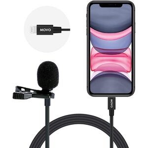 MOVO - iLav-L Digital Lavalier Omnidirectional Clip on Microphone (Lightning) MOVO - iLav-L Digital Lavalier Omnidirectional Clip on Microphone (Lightning)