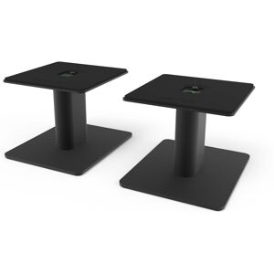 Kanto - 6" Universal Desktop Speaker Stands with Cable Management, Pair - Black Kanto - 6" Universal Desktop Speaker Stands with Cable Management, Pair - Black