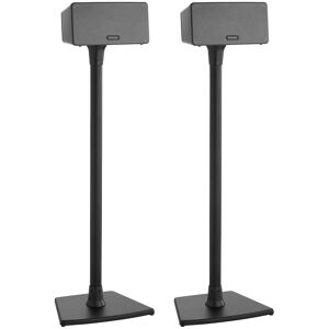 Sanus - Wireless Speaker Stand for Sonos One, Play:1, & Play:3 - Audio-Enhancing Design with Built-in Cable Management - Pair - Black Sanus - Wireless Speaker Stand for Sonos One, Play:1, & Play:3 - Audio-Enhancing Design with Built-in Cable Management - Pair - Black