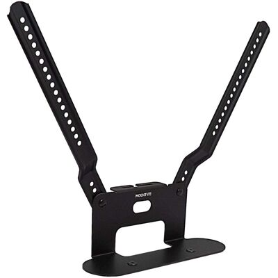Mount-It! - Sound Bar TV Mounting Shelf for Sonos Beam with Adjustable Height & Secure Installation - Black Mount-It! - Sound Bar TV Mounting Shelf for Sonos Beam with Adjustable Height & Secure Installation - Black
