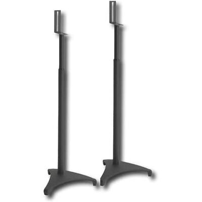 Sanus - 28" to 42" Adjustable Height Speaker Stands for Satellite Speaker (2-pack) - Black Sanus - 28" to 42" Adjustable Height Speaker Stands for Satellite Speaker (2-pack) - Black