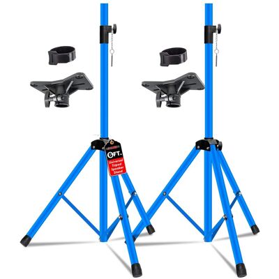 5 CORE - 5Core Speaker Stand Pair Tripod Tall Adjustable 72 Inch DJ Studio Monitor Stands-SS ECO 2PK SKY BLU WoB - Sky Blue 5 CORE - 5Core Speaker Stand Pair Tripod Tall Adjustable 72 Inch DJ Studio Monitor Stands-SS ECO 2PK SKY BLU WoB - Sky Blue