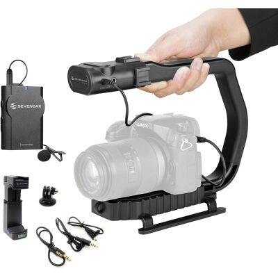 MOVO - MicRig-W1 Wireless Microphone Filmmaker Handle MOVO - MicRig-W1 Wireless Microphone Filmmaker Handle