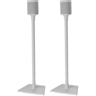 Sanus - 34" Speaker Stands for Sonos One, Sonos One SL, Play:1 and Play:3 (2-Pack) - White Sanus - 34" Speaker Stands for Sonos One, Sonos One SL, Play:1 and Play:3 (2-Pack) - White