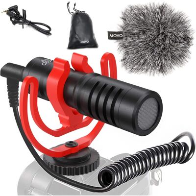 MOVO - VXR10 Universal Shotgun Mic for Camera MOVO - VXR10 Universal Shotgun Mic for Camera