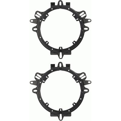 Metra - Speaker Mounting Adapter for Most Vehicles (2-Pack) - Black Metra - Speaker Mounting Adapter for Most Vehicles (2-Pack) - Black