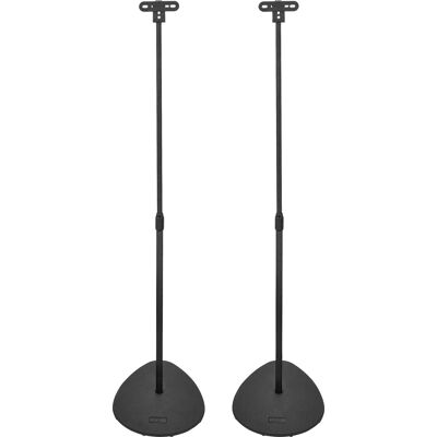 Insignia™ - 28 – 38" Adjustable Height Speaker Stands for Satellite Speakers - Black Insignia™ - 28 – 38" Adjustable Height Speaker Stands for Satellite Speakers - Black