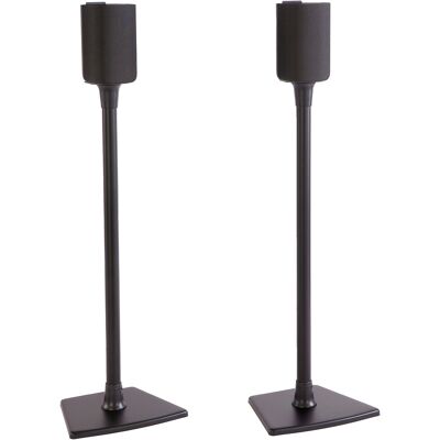 Sanus - Universal Speaker Stands for Speakers up to 10 lbs - Built in Cable Management - Sold in Pairs - Black Sanus - Universal Speaker Stands for Speakers up to 10 lbs - Built in Cable Management - Sold in Pairs - Black