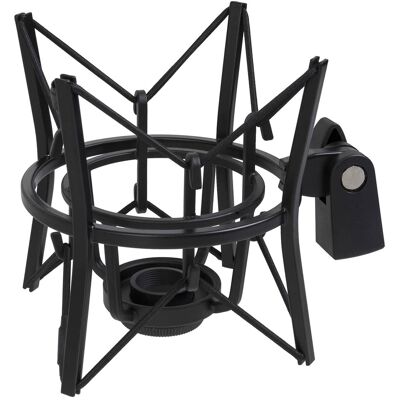 Lyxpro - MKS1-B Condenser Spider Microphone Shock Mount with Anti Vibration and Isolation - Black Lyxpro - MKS1-B Condenser Spider Microphone Shock Mount with Anti Vibration and Isolation - Black