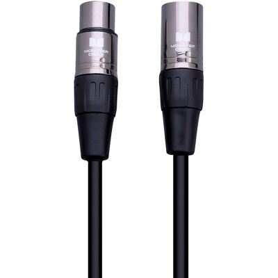 Monster Cable - 10-Foot Prolink Classic XLR Microphone Cable with Nickel-Plated Connectors - Black Monster Cable - 10-Foot Prolink Classic XLR Microphone Cable with Nickel-Plated Connectors - Black