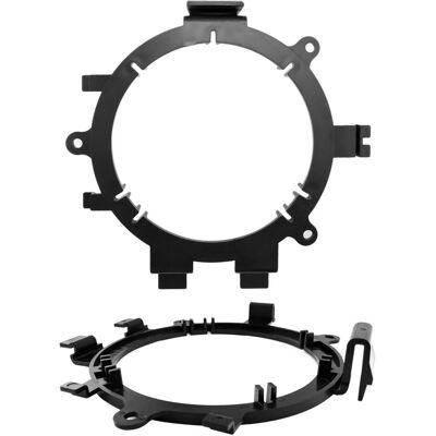 Enrock - 5.25" or 6.5" Speaker Mounting Bracket Adaptor fits select 1995-2009 GM Vehicles (Pair) - Black Enrock - 5.25" or 6.5" Speaker Mounting Bracket Adaptor fits select 1995-2009 GM Vehicles (Pair) - Black