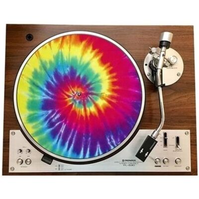 PopMarket - Tie Dye - Graphic Turntable Slip Mat - VINYL ACCESSORIES - Multicolor PopMarket - Tie Dye - Graphic Turntable Slip Mat - VINYL ACCESSORIES - Multicolor