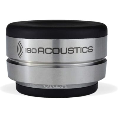 IsoAcoustics - OREA Graphite Vibration Isolator for Audio Components and Turntables - Each - Silver IsoAcoustics - OREA Graphite Vibration Isolator for Audio Components and Turntables - Each - Silver