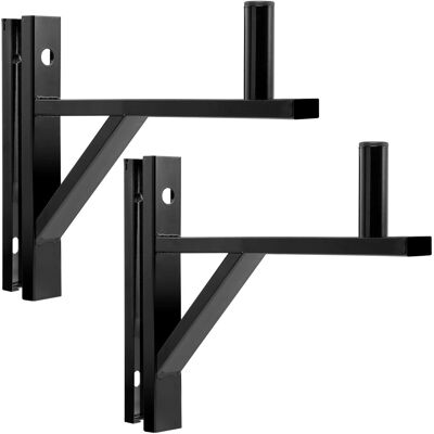 Lyxpro - Wall Mount Speaker Brackets (Pair), Heavy Duty, 90 Lbs Capacity - Black Lyxpro - Wall Mount Speaker Brackets (Pair), Heavy Duty, 90 Lbs Capacity - Black