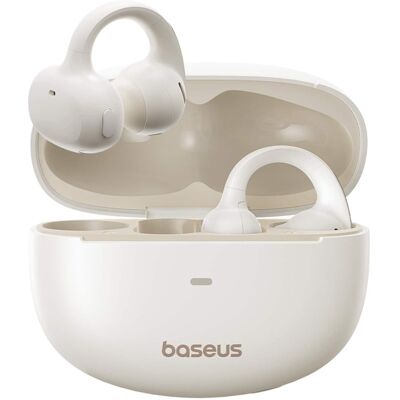 Baseus - MC1 Open Ear True Wireless Sport Earbuds - Starlight Off-White Baseus - MC1 Open Ear True Wireless Sport Earbuds - Starlight Off-White