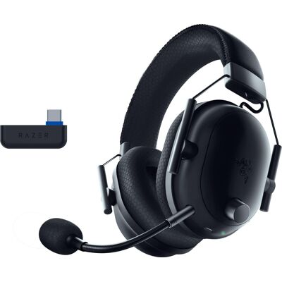 Razer - BlackShark V2 Pro Wireless Over-the-Ear Gaming Headset for PS5 - Black Razer - BlackShark V2 Pro Wireless Over-the-Ear Gaming Headset for PS5 - Black