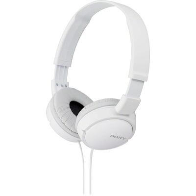 Sony - ZX Series Wired On-Ear Headphones - White Sony - ZX Series Wired On-Ear Headphones - White