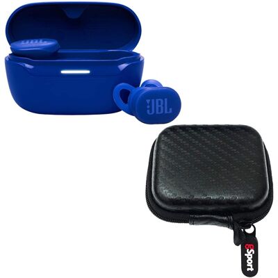 JBL - Endurance Race 2 True Wireless Sport Earbuds Bundle with gSport Case - Blue JBL - Endurance Race 2 True Wireless Sport Earbuds Bundle with gSport Case - Blue