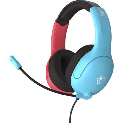 Turtle Beach - Airlite Fit Wired Over-Ear Gaming Headset for Nintendo Switch, Nintendo Switch Lite & Nintendo Switch - OLED Model - Neon Blue & Red Turtle Beach - Airlite Fit Wired Over-Ear Gaming Headset for Nintendo Switch, Nintendo Switch Lite & Nintendo Switch - OLED Model - Neon Blue & Red