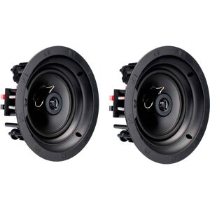 Klipsch - 6-1/2" 140-Watt Passive 2-Way In-Ceiling Speaker (Pair) - White Klipsch - 6-1/2" 140-Watt Passive 2-Way In-Ceiling Speaker (Pair) - White