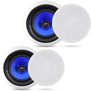 Pyle - 8.0'' Home In-Wall / Ceiling Speakers - Black Pyle - 8.0'' Home In-Wall / Ceiling Speakers - Black