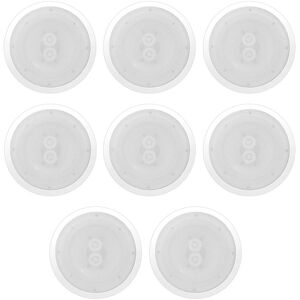Pyle - 6.5 Inch 300W Home Audio In Ceiling or Outdoor Speaker Waterproof (8 Pack) Pyle - 6.5 Inch 300W Home Audio In Ceiling or Outdoor Speaker Waterproof (8 Pack)